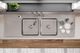 Elkay Lustertone® Classic Lustrous Satin 66" x 22" x 7-5/8" 3-Hole Equal Double Bowl Drop-In Sink with Drainboard-3