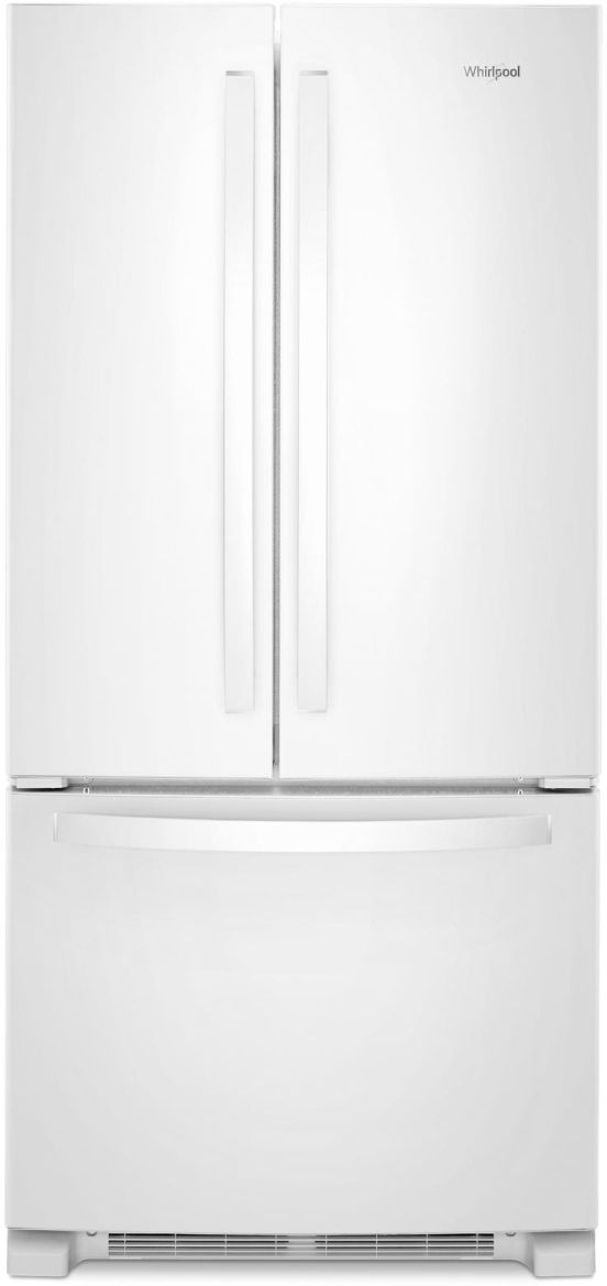 Whirlpool® 22.1 Cu. Ft. White French Door Refrigerator-0