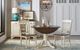 A-America® British Isles Cocoa Bean Dropleaf Dining Table with Chalk Base-1