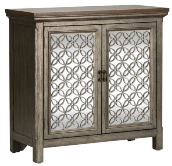 Liberty Furniture Westridge Brown/Wirebrushed Gray Accent Cabinet-0