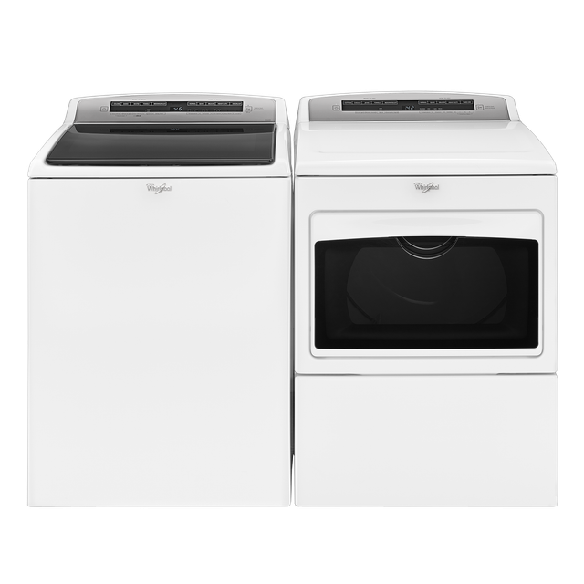 Whirlpool® Laundry Pair-White with Electric Dryer-0