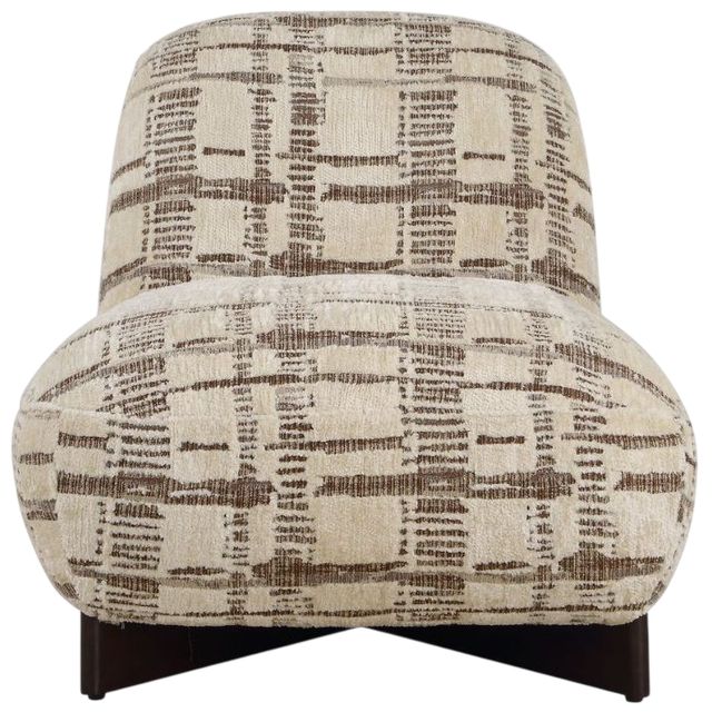Uttermost® Evans Caramel/Mocha Modern Armless Accent Chair-4
