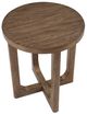 Homelegance® Blake Light Brown Round End Table-3
