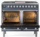 Ilve® Professional Plus II 40" Blue Grey Pro Style Dual Fuel Range-1