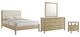 Elements International Jonas 4-Piece Natural Queen Bedroom Set-0