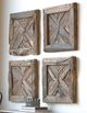 Uttermost® Rennick Brown Reclaimed Wood Wall Art-1