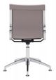 Zuo® Glider Taupe Conference Office Chair-3