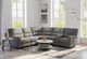 Emerald Home Medford 3-Piece Charcoal Ash Power Reclining Sectional-3