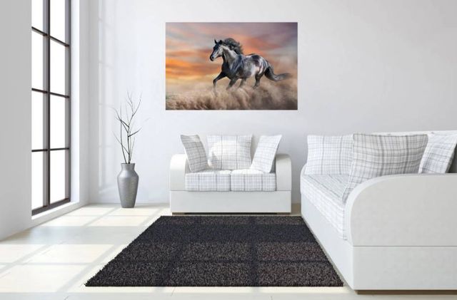 Classy Art Running Horse Wall Art-3