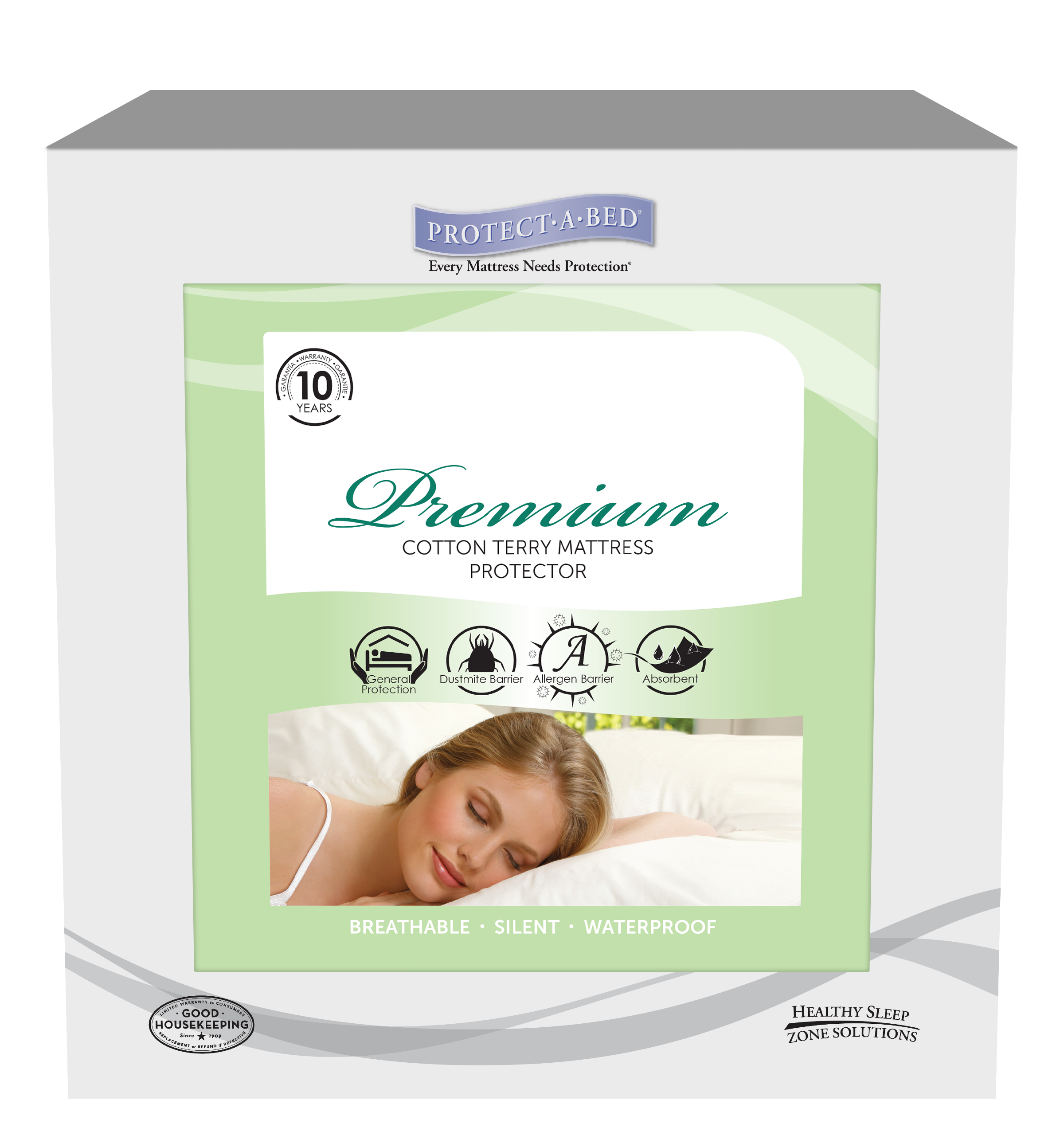 Protect-A-Bed® Originals Premium White King Mattress Protector