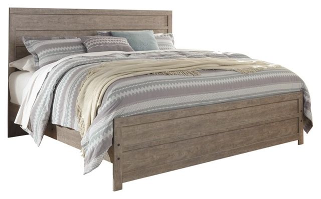 Signature Design by Ashley® Culverbach 3-Piece Gray Queen Panel Bed Set-1