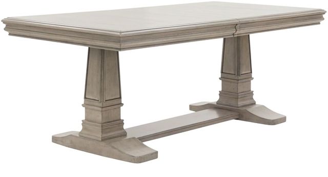 Signature Design by Ashley® Lexorne 7-Piece Gray Dining Table Set-1