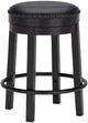 Signature Design by Ashley® Valebeck Black Upholstered Swivel Bar Stool-0