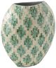 A & B Home Capiz Beige/Green Vase-1