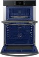 Samsung 30" Matte Black Oven/Microwave Combination Electric Wall Oven-4