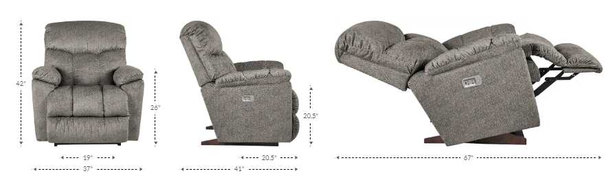 La-Z-Boy® Morrison Sable Power Rocking Recliner with