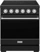 Thor Kitchen 30" Black Pro Style Electric Range with Precision Knob Control & Stainless Steel Hardware-0