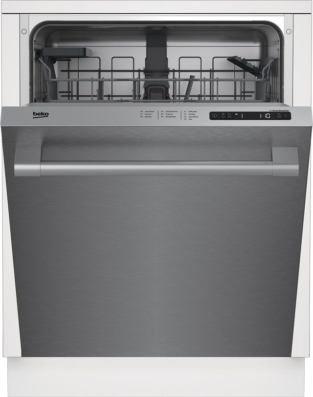 Beko 24" Fingerprint-Free Stainless Steel Built In Dishwasher-0