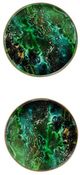 A & B Home 2-Piece Emerald Green Tray Set-2