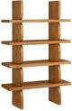 Crestview Theo Brown 4-Shelf Etagere-0