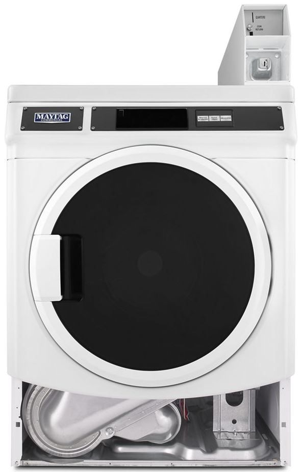 Maytag® Commercial 6.7 Cu. Ft. White Electric Dryer-1