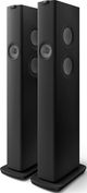 KEF LS60W 5.25" Carbon Black Wireless Floorstanding Speakers-0