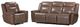 Parker House® Atlantis 2-Piece Smooth Latte Power Reclining Zero Gravity Sofa and Recliner Living Room Set-0