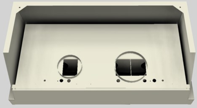 Vent-A-Hood® Designer Series 48" Biscuit Wall Mounted Range Hood-3