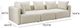 TOV Furniture Hangover 3-Piece Off-White 112" Modular Sofa-2