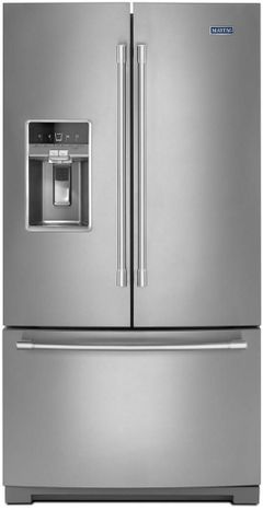 Maytag® 36 in. 26.8 Cu. Ft. Fingerprint Resistant Stainless Steel French Door Refrigerator