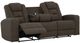 Ashley® Mayhem Madness Cocoa Manual Reclining Sofa-1