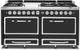Viking® Tuscany 66" Cast Black Pro Style Dual Fuel Range-0