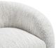 Furniture of America® Freja Cotton White Swivel Chair-4
