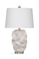 Bassett Mirror Crete White Table Lamp-0