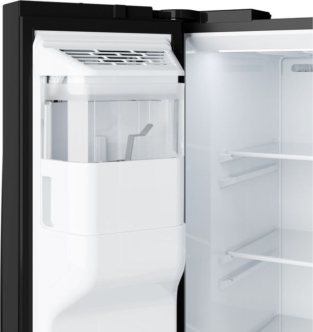 GE® 36" 27.9 Cu. Ft. Black Side-by-Side Refrigerator with Extra Tall Dispenser and In-Door Icemaker-2