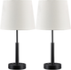 Signature Design by Ashley® Merelton 2-Piece Black Table Lamp Set-0