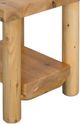 Best Craft Furniture W143 White Cedar End Table-2