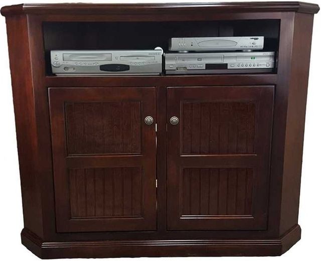 American Heartland Manufacturing Poplar 50" Tall Corner TV Stand-2