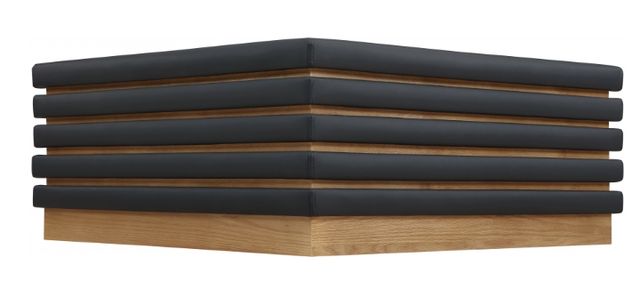 Meridian Furniture Rory Black/Natural Square Coffee Table-2