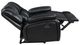 Coaster® Camila Black Manual Reclining Loveseat-3