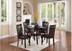 Mazin Furniture Shankme 5 Piece Espresso Dining Table Set-1