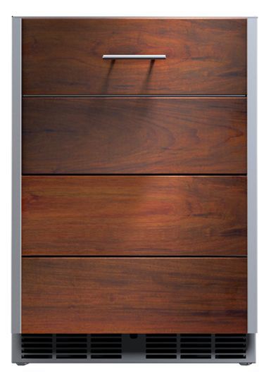 Kalamazoo™ Outdoor Gourmet Arcadia Series 24" Marine-Grade Stainless Steel Outdoor Dual-Zone Refrigerator and Wine Chiller