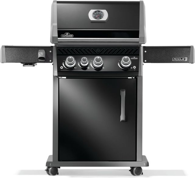 Napoleon Rogue® PRO 4-Burner Black Freestanding Natural Gas Grill-0