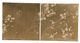 A & B Home 2-Piece Brown/Gold Cherry Tree Wall Art Set-0