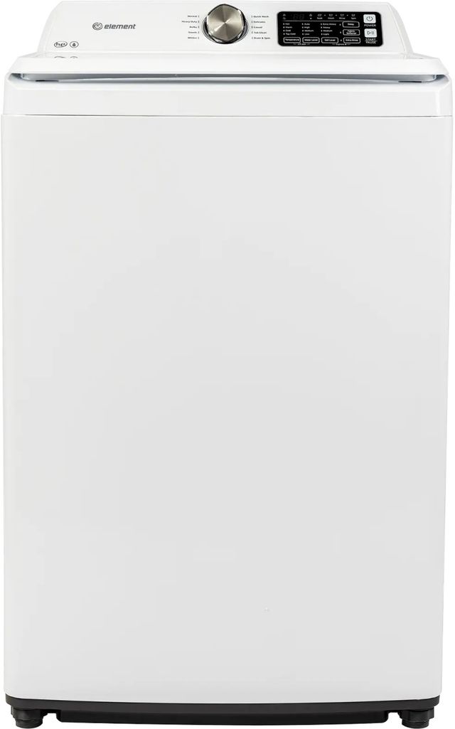 Element® White Top Load Washer & Electric Dryer Laundry Pair-1