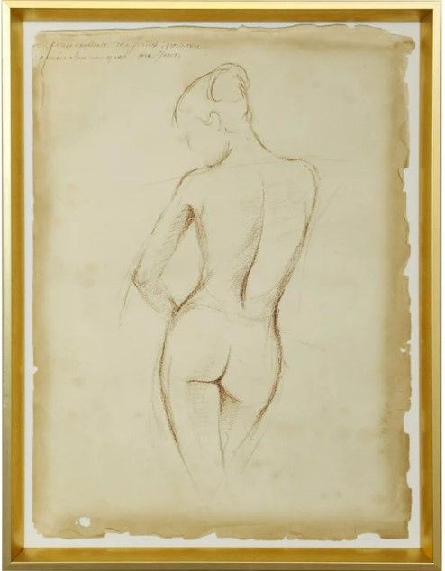 Stylecraft Dann Foley Lifestyle Figure Study II Brown Wall Art-0