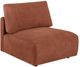 Coaster® Elysia Chenille Coral Upholstered Modular Armless Chair-0