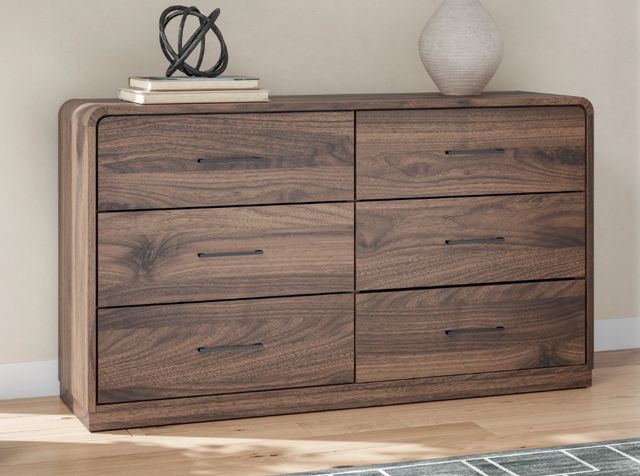 Signature Design by Ashley® Hollinaze Walnut Brown Dresser-1