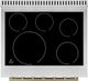 FORNO® Paolo 30" White Pro Style Electric Range with True Convection Oven-3
