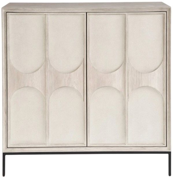 Universal Explore Home™ Coalesce Odessa Rolling Fog Bar Cabinet-3